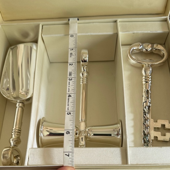 Neiman Marcus Elegant Silver Bar Tool Trio - Picture 5 of 7